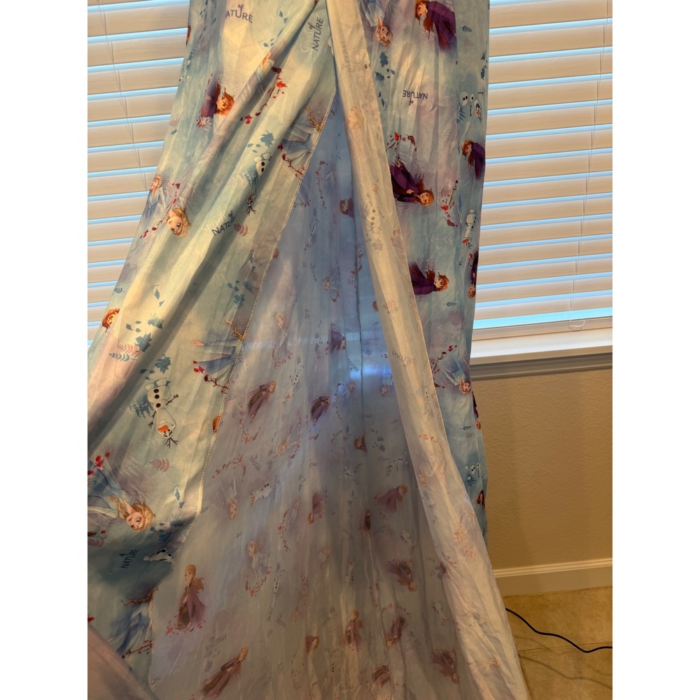 Disney Frozen 2 Bed Canopy Elsa Anna Olaf Spirits of Nature Light Blue Decor